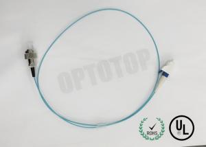 China LC / UPC To FC / UPC 1 Fiber Optic Patch Cord , OFNR Multimode Patch Cord on sale