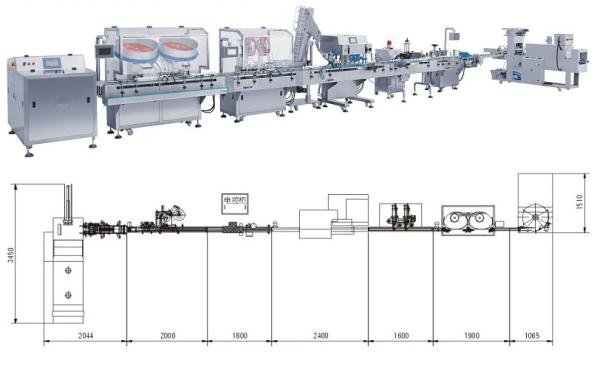 Quality Automatic Capsule Tablet Counting Machine Bottling Production Line for sale