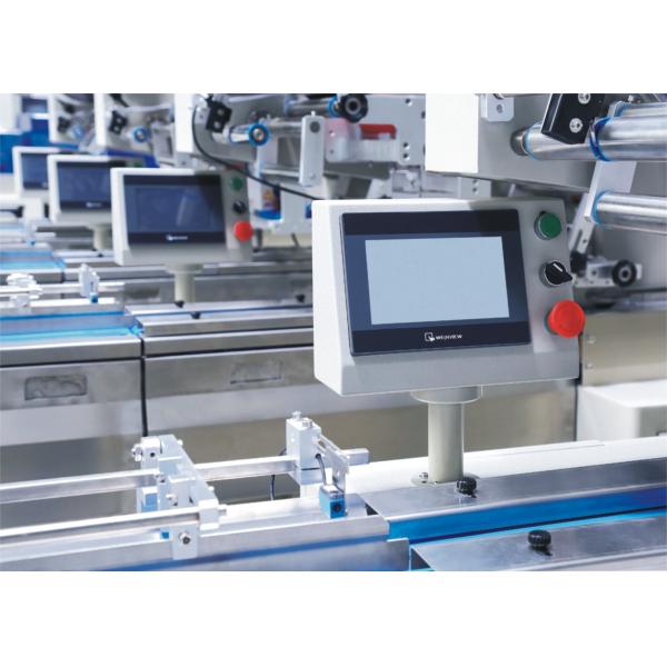 Biscuit Cookie Food Automatic Packaging Line Cake Waffle Feeding And Bag Packing Line