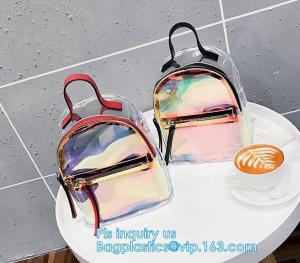 China Promotion school waterproof pvc clear backpack for kids, transparent clear pvc backpack, Shoulder Straps Backpack PVC To on sale