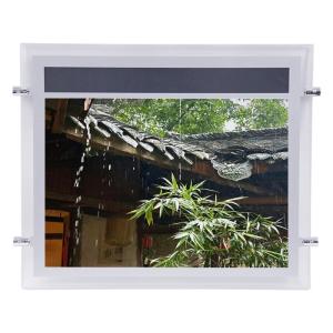 24V High Brightness Led Display Board Crystal A4 Light Box With Screen