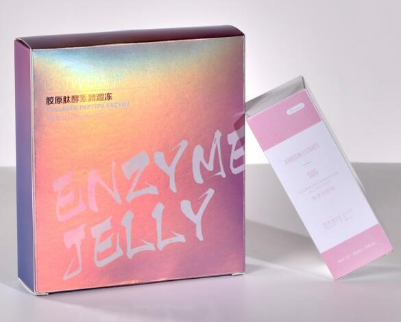 Fancy Noble Biodegradable Packaging Box Eco Friendly Silver Cardboard Paper