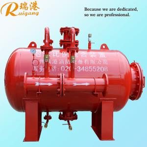 Buy cheap Red PVC Foam Bladder Tank With 3% Foam Ratio Inlet And Outlet Flange Connection Horizontal product