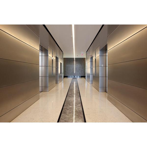 Commercial Buildings Decorative Wall Panels 5.0mm Mirror Aluminum Cladding Panels Novel Style