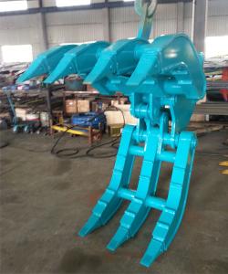 China Wide Design Excavator Rotating Grapple Mechanical For Kobelco SK200 Excavator on sale