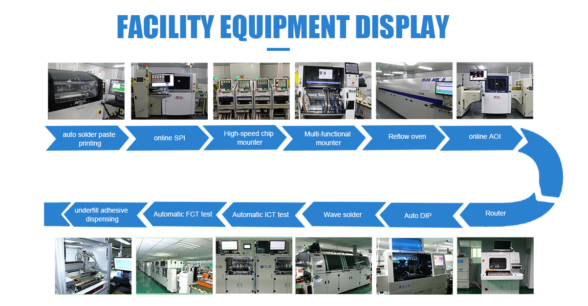 Polyimide Base Rigid-Flex PCB One Stop Assembly Factory For Equipment Consumer Electronic