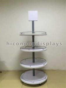 Buy cheap Flooring Rotating Snack Display Racks , Custom Dump Bin Honey Display Stand product