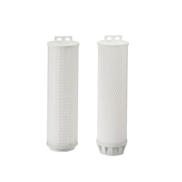 Factory Sales High Flow 20'' 40'' 5/10 Spun bond pleated water filter cartridge