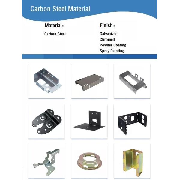 L Shape Custom Metal Brackets Sheet Metal Stamping Part For HVAC