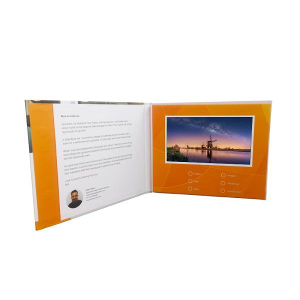 Quality LCD Display Video Business Card ODM For Advertising 1GB Memory for sale