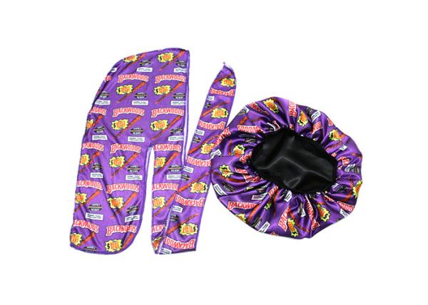 Quality Hair Accessories Polyester Durag And Bonnet for sale