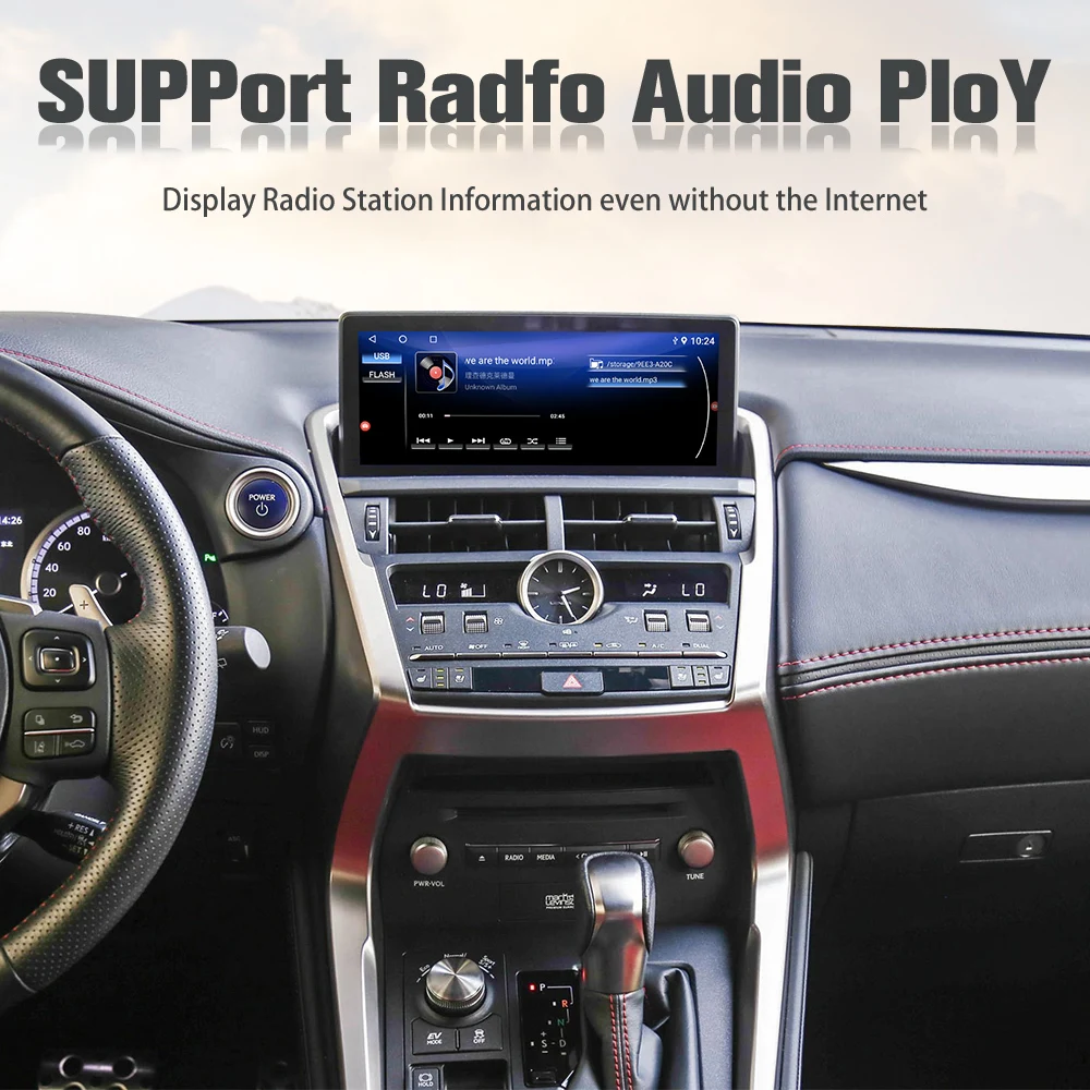 Viknav Car Video interface For LEXUS NX 2017-2020 Android Auto Carplay interface with screen touchpad and 360 AHD