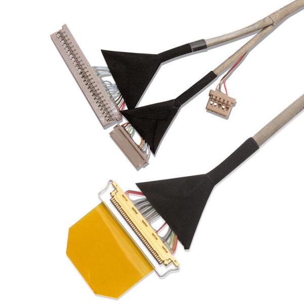 Quality LVDS Cable Assembly IPex 0.5mm Pitch HIROSE Connector 150MM Length for sale