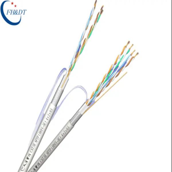 Quality 4 Pairs Outdoor Shielded Cat5e Ethernet Cable Cat5E SF-UTP Lan Ethernet Cable for sale