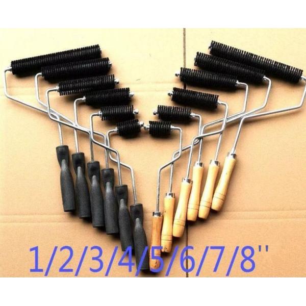 FRP Lamination Rubber Roller With Wooden Handle