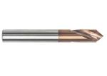 CNC Solid Carbide Machine Tools Sharp Cutting Center Chamfer End Mill