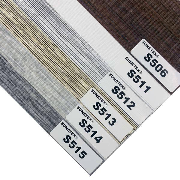 Quality Korea Style 100% Polyester Solid Color Zebra Blind Blackout Fabric For Window Blind for sale