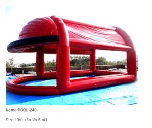 Buy cheap Inflatable pool / inflatable water pool / giant swimming pool with Canopy product