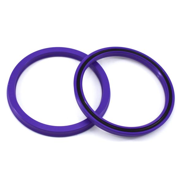 Purple Color High Pressure Rod Seals Double Oil Seal Kit / Hydraulic Seal Set