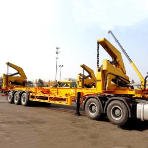 Buy cheap 1020mm Length 45t Loading CIMC 40Ft Container Side Loader product