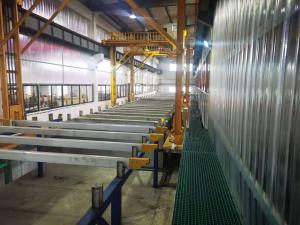 500T/Month Anodizing Production Line Semiautomatic / Automatic