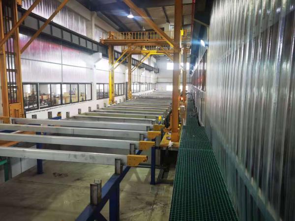 Quality 500T/Month Anodizing Production Line Semiautomatic / Automatic for sale