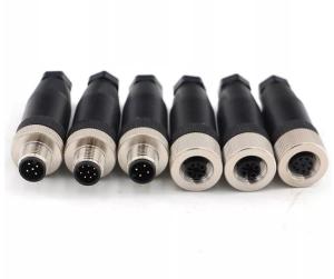 China IP67 Male Female M8 Sensor Connector Straight Screw Threaded Plug Coupling on sale