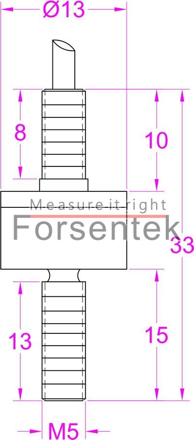 inline load cell sensor