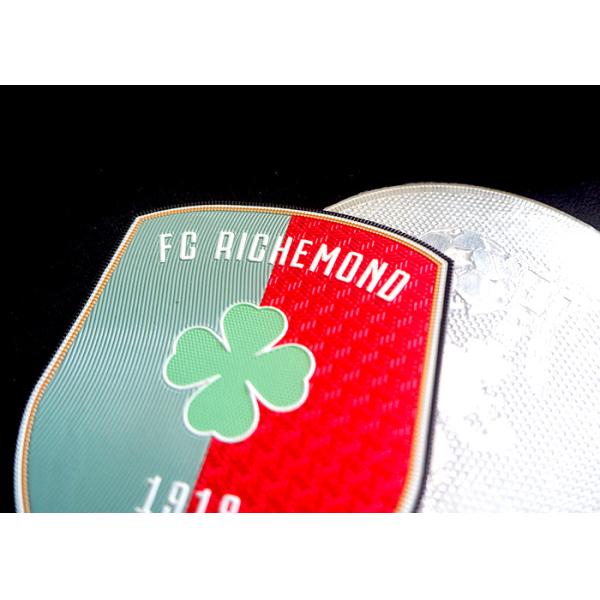 Degradable OEKO Heat Press Football Badges 8 Colorways TPU Badges