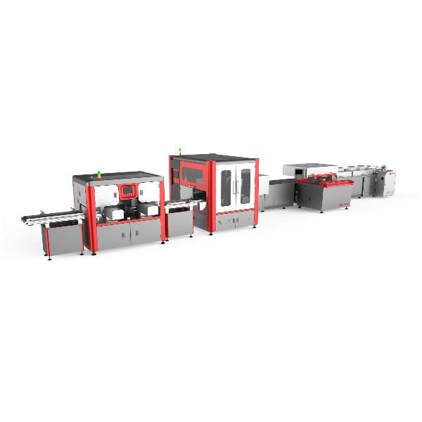 25sheets/Min Rigid Box Machine For Wine Box Production Visual positioning