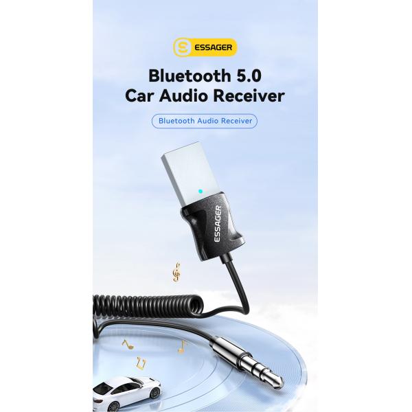 Essager EB01 Series 3.5mm Jack To Bluetooth Receiver Audio Adapter 10m