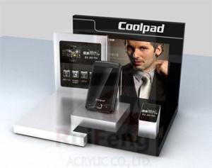 China Store mobile phone display showcase, cell phone accessory display stand, on sale