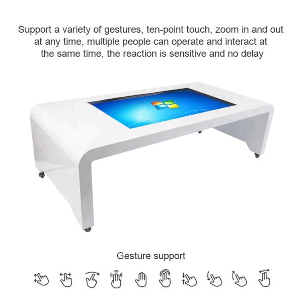 43 Inch Smart Touch Table with 4G RAM for Indoor Applications