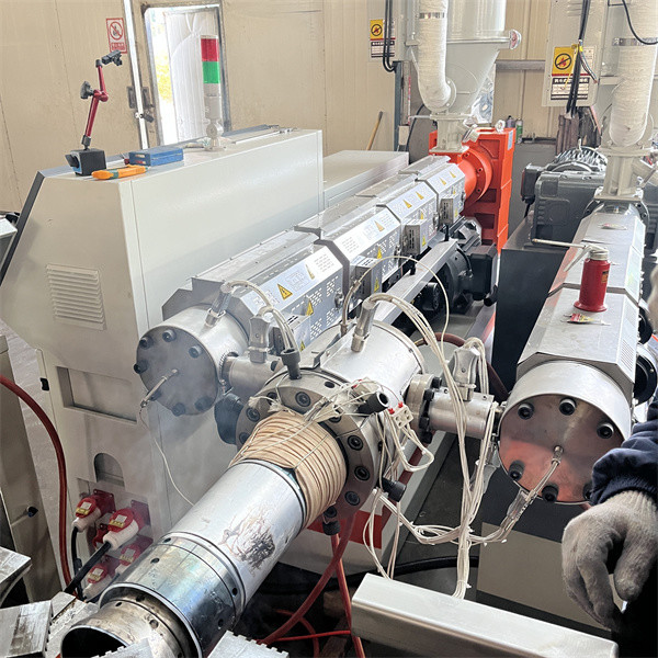 HDPE Double Wall Corrugated Pipe Extrusion Line Energy Saving
