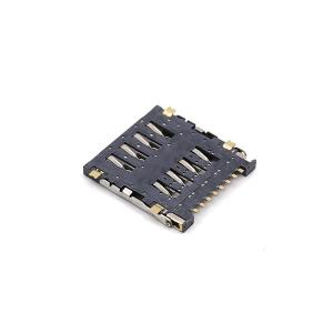 China 8P Micro SIM Card Socket Connector Flip Type Holder on sale