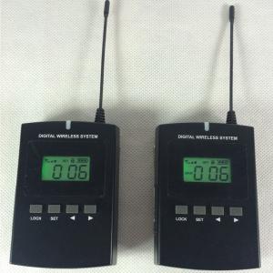 Black 008C Digital Wireless Tour Guide System With Excellent Sound Effect Good Quality