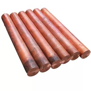 99.99 Pure Copper Bar C12200 C18980 C15715 Brass Bus Bar Non Ferrous Metal Round Square Flat Red Copper