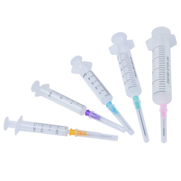 Quality Plastic 5ml Luer Slip Syringe 2 Part Syringes And Needles for sale