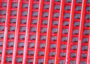 China Steel Wire Rope Core Polyurethane Mesh Self Cleaning Polyurethane Screen Mesh on sale
