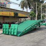 Diamond Mesh Hydraulic Dock Ramp 10000kg Portable Loading Dock Platform