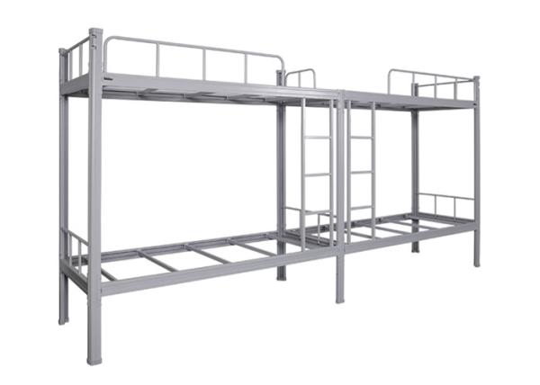 Quality Dormitory Secure Storage Metal Bunk Bed Frame for sale