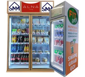 Buy cheap Smart Weight Sense Mini Vending Machine For Drinks , Fruits, office vending machine, juice vending machine, Micron product