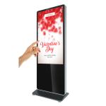43 inch android floor stands media player digital signage display self ordering