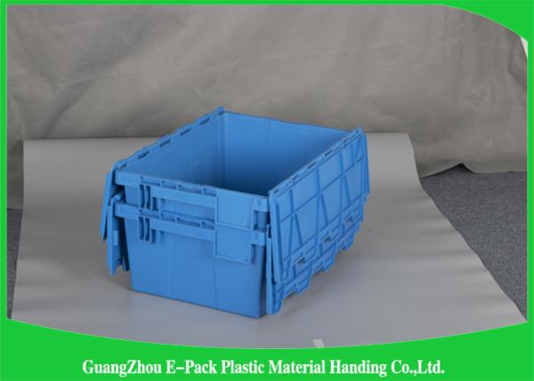 45L New PP Nested Plastic Storage Boxes With Lids , Light Weight Plastic Storage