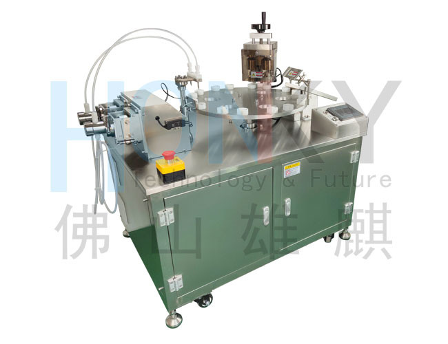 Small Scale Reagent Bottle Filling Capping Machine Semi Automtaic