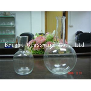 Machine blown design glass vase wholesale