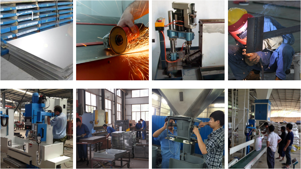 600bags Hourly SS Fertilizer Bagging Machine With Sensor Control
