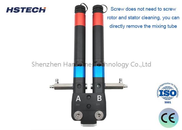 Quality Dual Tube screw valve Mixing two different kinds of glue HS450-450 for sale