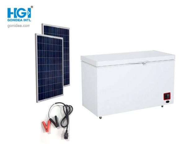 Quality CCC Solar Power Freezer Power Saving  DC 12V 10.6 Cu Ft 300 Liters for sale