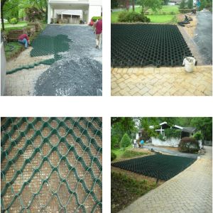 Erosion Smooth Plastic HDPE Geocell / Geoceldas Geocell Honeycomb Gravel